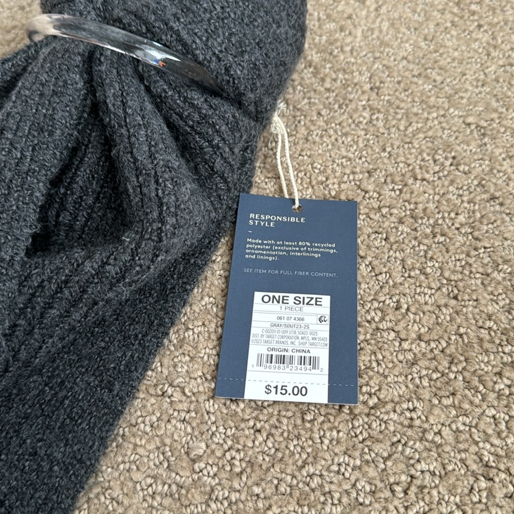 NWT Universal Thread Wide Rib‎ Scarf - Picture 4 of 6